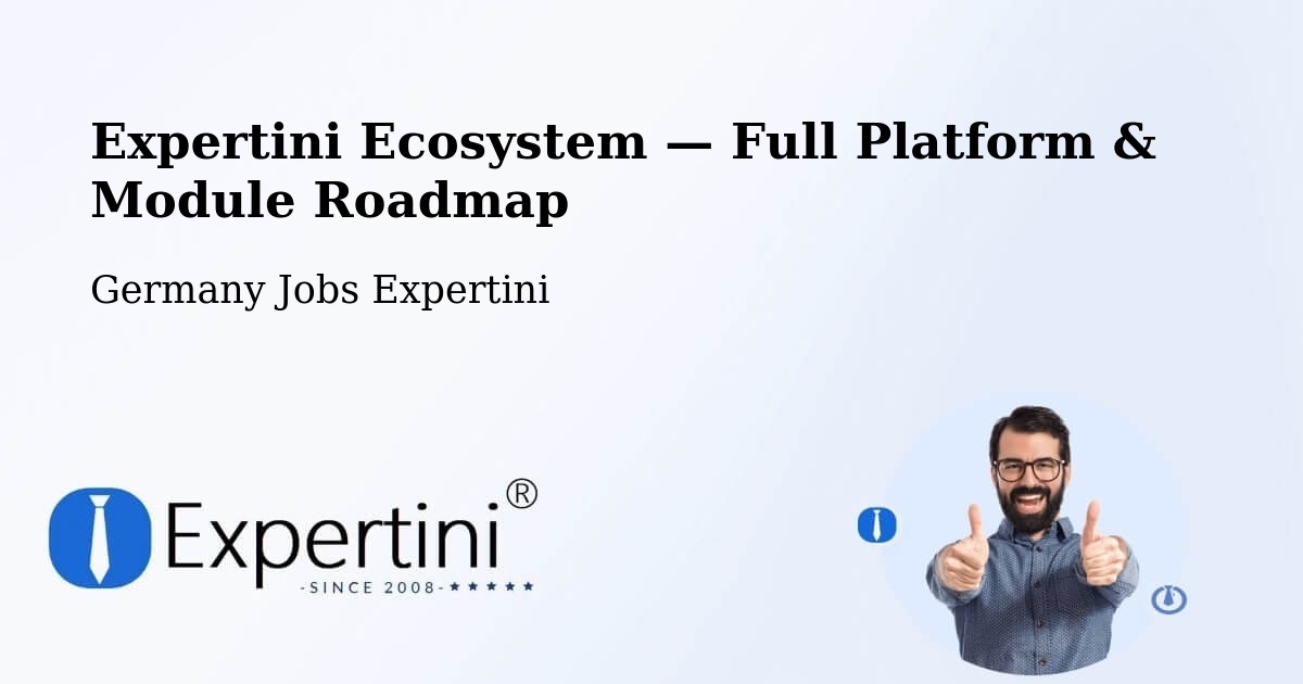 Expertini Ecosystem — Full Platform & Module Roadmap – Bleialf