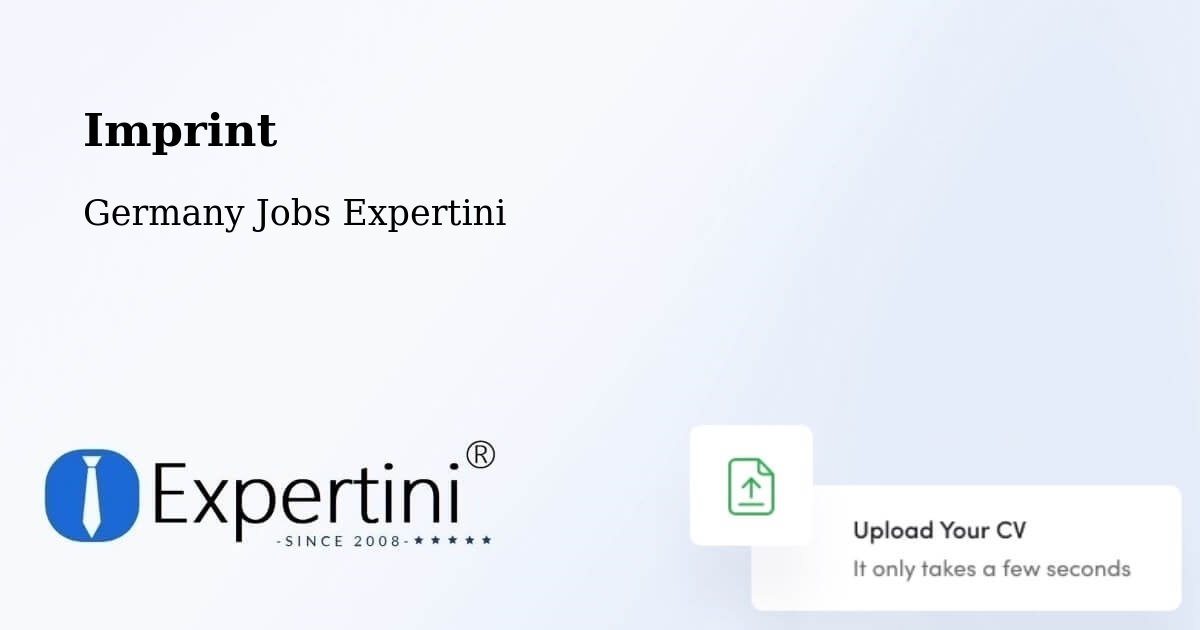 Imprint – Bleialf - Germany Jobs Expertini