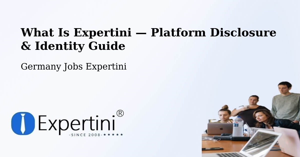 What Is Expertini — Platform Disclosure & Identity Guide – Bleialf